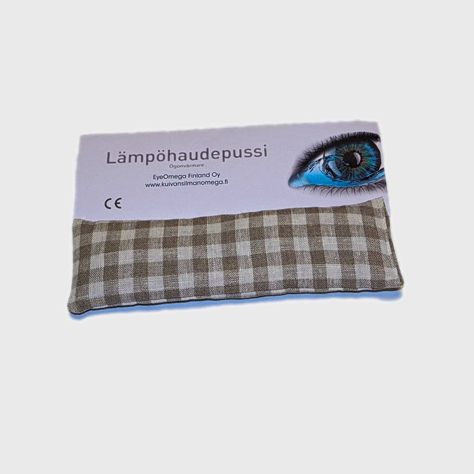 Silmäluomien lämpöhaudepussi 1 silmäluomien lämpöhaudepussi
