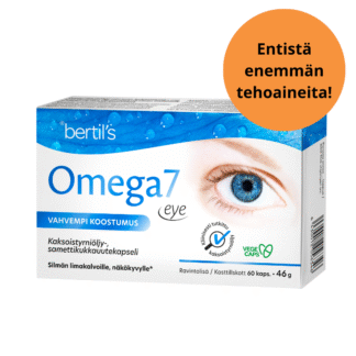 Omega7 Eye Kaksoistyrniöljy-, samettikukkauutekapseli 60 kaps